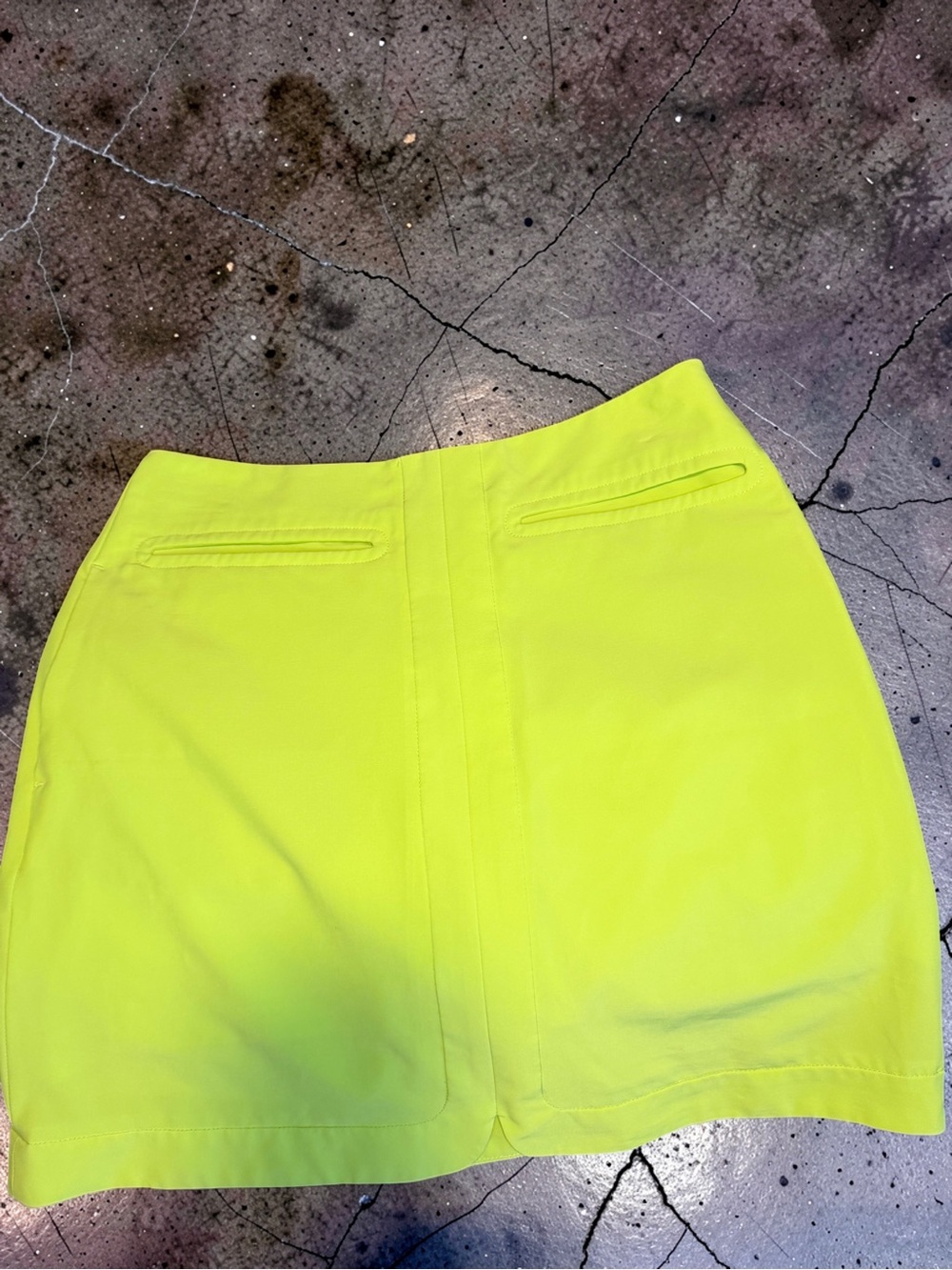 EP Pro Neon Yellow Mini Skirt
